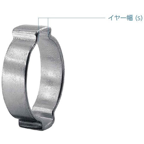 ●オエティカジャパン（OETIKER） ＰＧ１５１ ツーイヤークランプ Φ４０．６ ― ４６粍 【100個】 【品番：15100022】