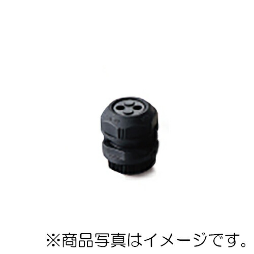 オーム電機　防水型ケーブルクランプ キャプコン OA-W マルチタイプ 耐油性 10個入　黒　【品番：OA-W22-604】