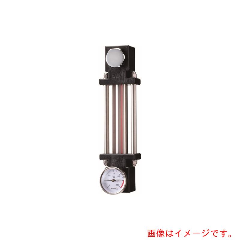 協和（KW）　耐熱・耐薬品性温度計付オイルゲージ　【品番：KLPD-300GT-M12】
