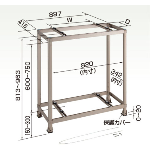 楽天市場】⊥ ｵｰｹｰ器材 K-AW6HL (80kg×2台) ｱﾙﾐ製 : RAｷｰﾊﾟｰ 二段置台