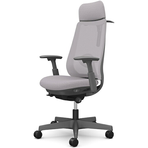 オカムラ　ＯＫＡＭＵＲＡ　ポータム，可動肘，背メッシュ，ＥＸスタンダードタイプ，ダークグレーボディ，ハンガー有，ランバー有，ウレタンキャスター　【品番：CF86ZE F1K1】