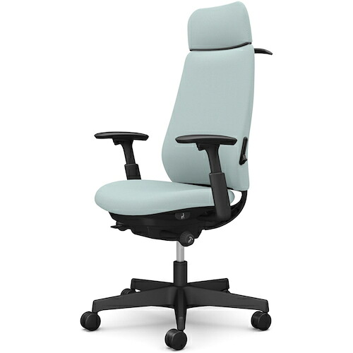 オカムラ　ＯＫＡＭＵＲＡ　ポータム，可動肘，背クッション，ＥＸスタンダードタイプ，ブラックボディ，ハンガー有，ランバー有，ウレタンキャスター　【品番：CF88ZS FRU6】