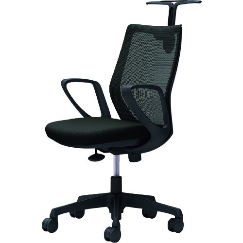 【別途貨物輸送あり】オカムラ ＯＫＡＭＵＲＡ ＣＧ－Ｍ 固着させる肘 背メッシュ ハンガー有 黒いこと上半身 ナイロンキャスター 黒いこと 【品番：CG22ZR FZK1】