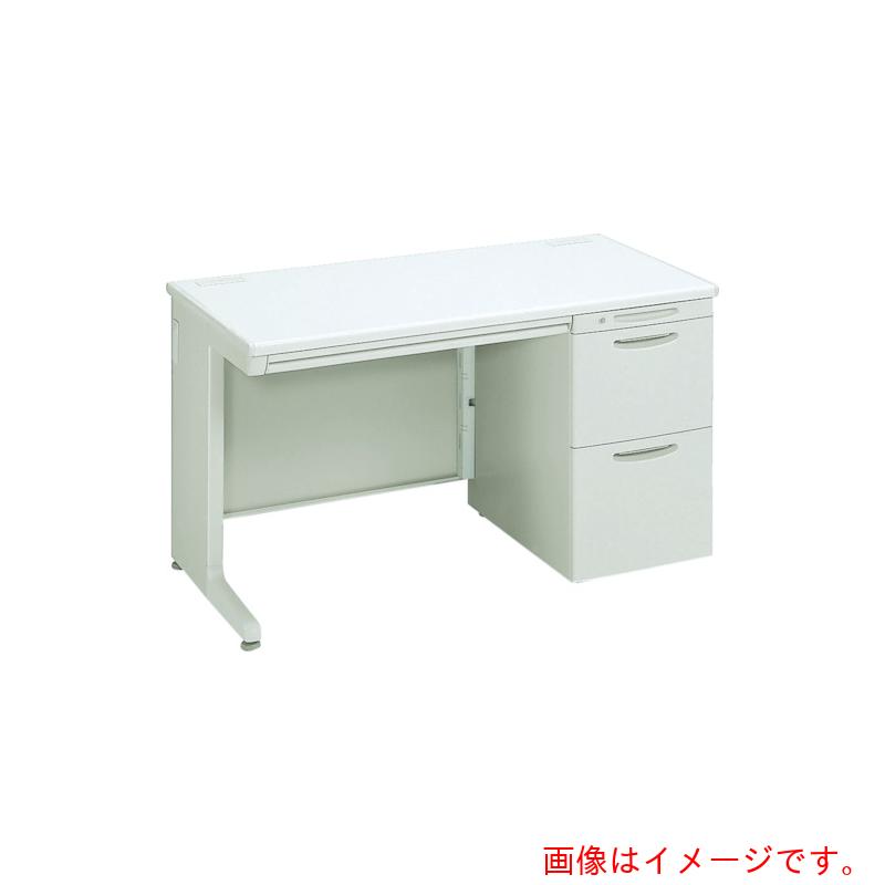 【別途貨物輸送あり】オカムラ ＯＫＡＭＵＲＡ ＳＤ事務机片袖３段Ｌ１１００Ｗ７００Ｄ 【品番：DS16LP-MB51】