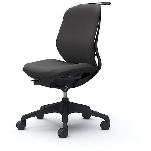 オカムラ　ＯＫＡＭＵＲＡ　シルフィー　肘なし　背クッション　ロー　ブラックボディ　ハンガー有　ランバー無　樹脂脚　【品番：C634XR-FXW0】