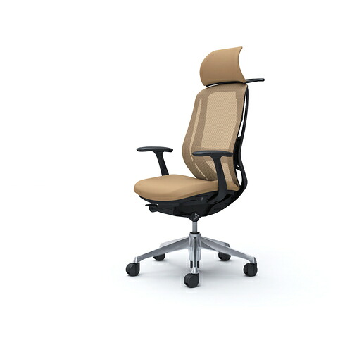 オカムラ　ＯＫＡＭＵＲＡ　シルフィー固定肘　背メッシュＥＸハイ　ブラックボディ　ハンガー有　ランバー有　アルミ脚　【品番：C64BBS-FMP7】