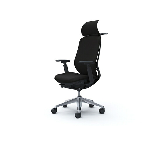 オカムラ　ＯＫＡＭＵＲＡ　シルフィー可動肘　背クッションＥＸハイ　ブラックボディ　ハンガー有　ランバー無　アルミ脚　【品番：C68DBR-FSF1】 97,496円