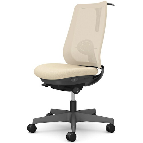 オカムラ ＯＫＡＭＵＲＡ ポータム，肘なし，背メッシュ，判定基準印字機，ダークグレーボディ，ハンガー有，ランバー有，ウレタンキャスター 【品番：CF12ZE F1K2】