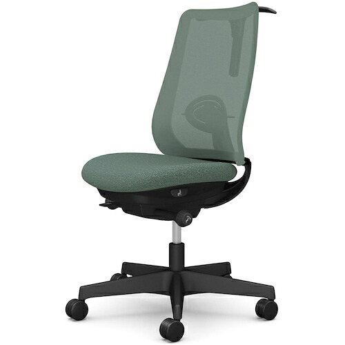 オカムラ ＯＫＡＭＵＲＡ ポータム，肘なし，背メッシュ，判定基準印字機，黒いこと上半身，ハンガー有，ランバー有，ウレタンキャスター 【品番：CF12ZS F1K5】