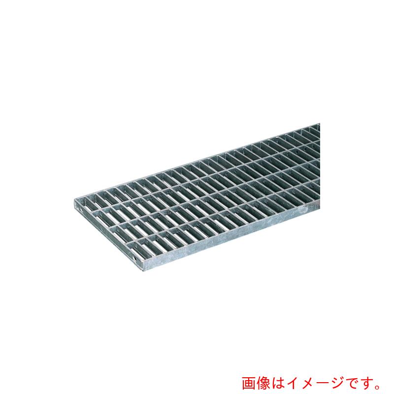 【別途送料あり】奥岡製作所　奥岡　スチール製　側溝用　グレーチング　本体幅５００×高さ２５　並目　プレーン　【品番：OKG 50-25】