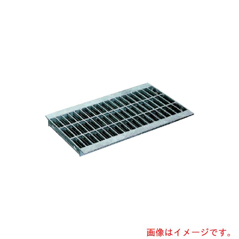 【別途送料あり】奥岡製作所　奥岡　スチール製　Ｕ字溝用　グレーチング　溝幅３００用　並目　プレーン　短尺　【品番：OKU 30-19S】