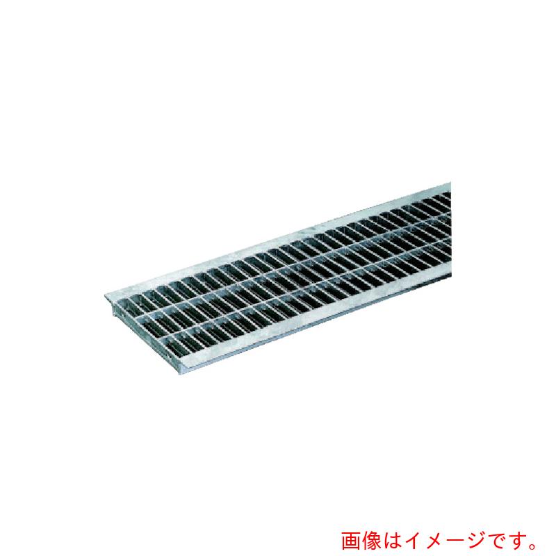 【別途送料あり】奥岡製作所　奥岡　スチール製　Ｕ字溝用　グレーチング　溝幅３００用　並目　プレーン　【品番：OKU-30-25】