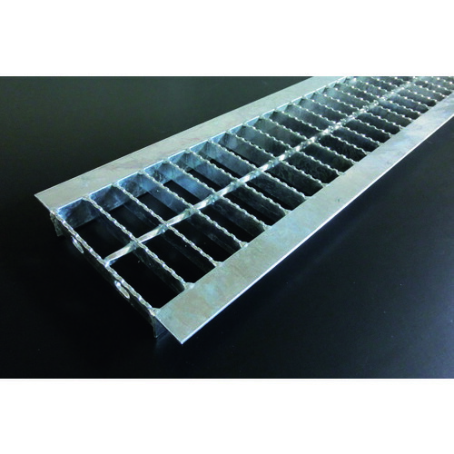 【別途送料あり】奥岡製作所　奥岡　スチール製　Ｕ字溝用　グレーチング　溝幅１８０用　並目　ノンスリップ　【品番：OKUN-3 18-19】