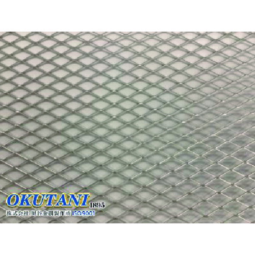 【別途貨物輸送あり】奥谷金網製造所（OKUTANI） ステンレスエキスパンドメタル ０．８Ｔ×ＳＷ１０／ＬＷ２０ １０００Ｘ２０００ 【品番：EX-SUS-T0.8SW10LW20-1000X2000】