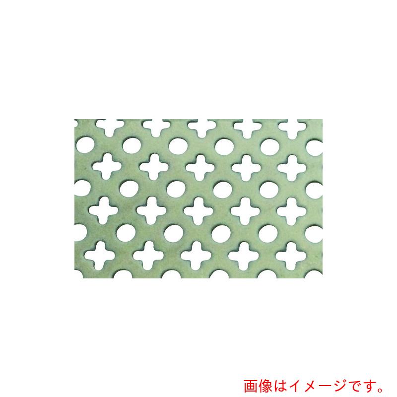 【別途送料あり】奥谷金網製作所（OKUTANI）　ステンレスパンチングメタル　１．０Ｔ×丸十　１０００×１０００　【品番：PM-SUS-T1.00+-1000X1000】