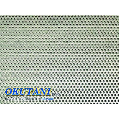 【別途貨物輸送あり】奥谷金網製造所（OKUTANI） ステンレスパンチングメタル １．０ＴＸＤ１ＸＰ２ １０００Ｘ２０００ 【品番：PM-SUS-T1.0D1P2-1000X2000】