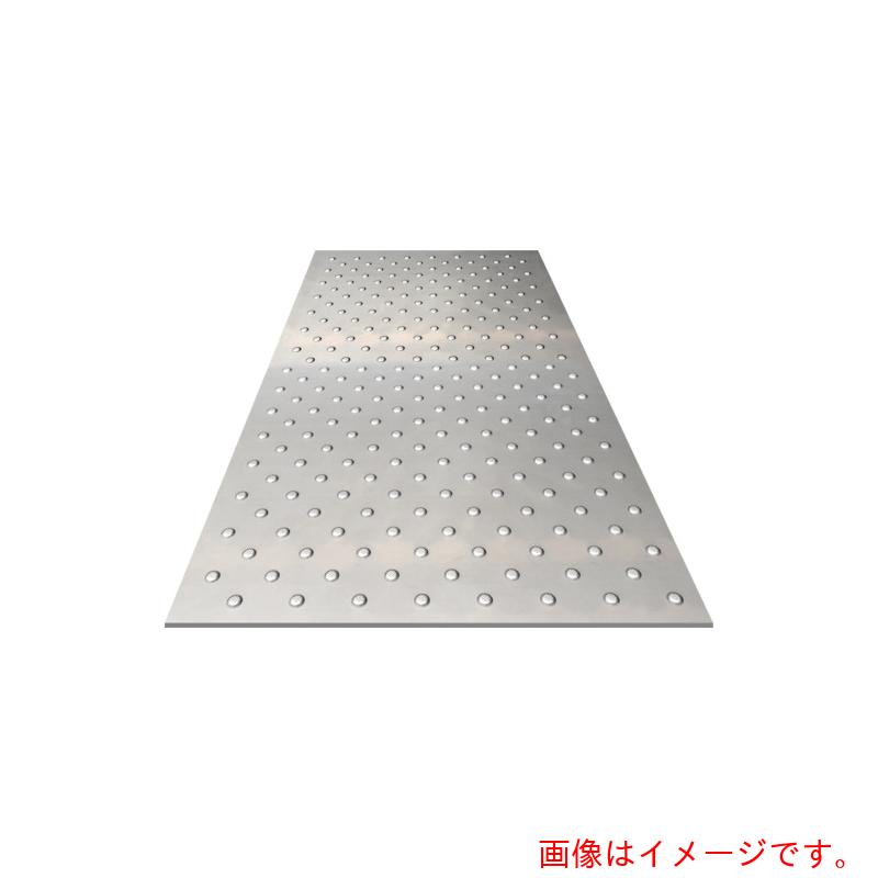【別途貨物輸送あり】奥谷金網製造所（OKUTANI） 二相ステンレス鋼鋼（ＳＵＳ８２１Ｌ１）上滑り押しとどめる板（すべらんなー［［Ｒ１］］） Ｔ３．０Ｘ１２１９Ｘ２４３８ 【品番：SB-821-1-1T3-1219X2438】