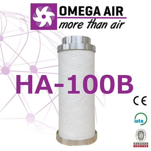 Omega Air　圧縮空気フィルター　互換エレメント　日立産機（ＨＩＴＡＣＨＩ）　【品番：OHT100BHA/XRAL】