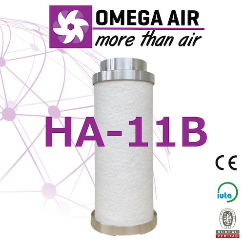 Omega Air　圧縮空気フィルター　互換エレメント　日立産機（ＨＩＴＡＣＨＩ）　【品番：OHT11BHA/XRAL】