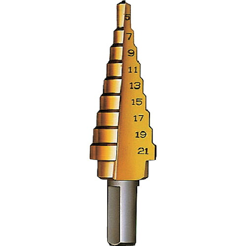 大見工業　大見　タケノコドリル　ゴールドタイプ　９段　１０ｍｍ　【品番：TK521G】