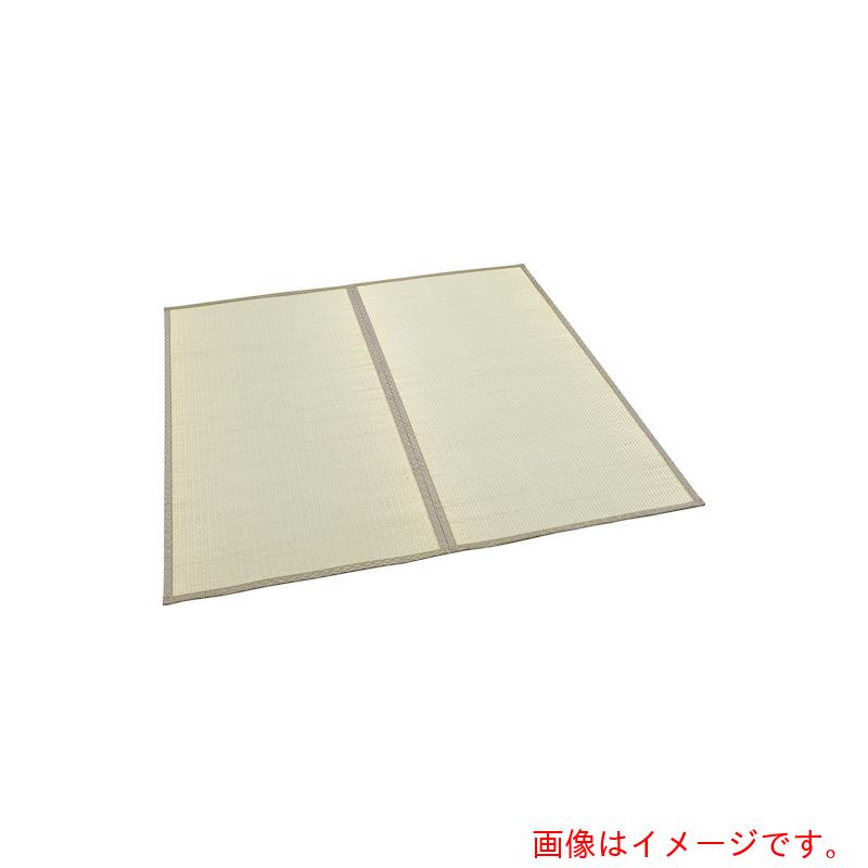 【別途送料あり】大島屋　い草上敷き　青葉　江戸間８帖　３５２×３５２ｃｍ　【品番：327507】