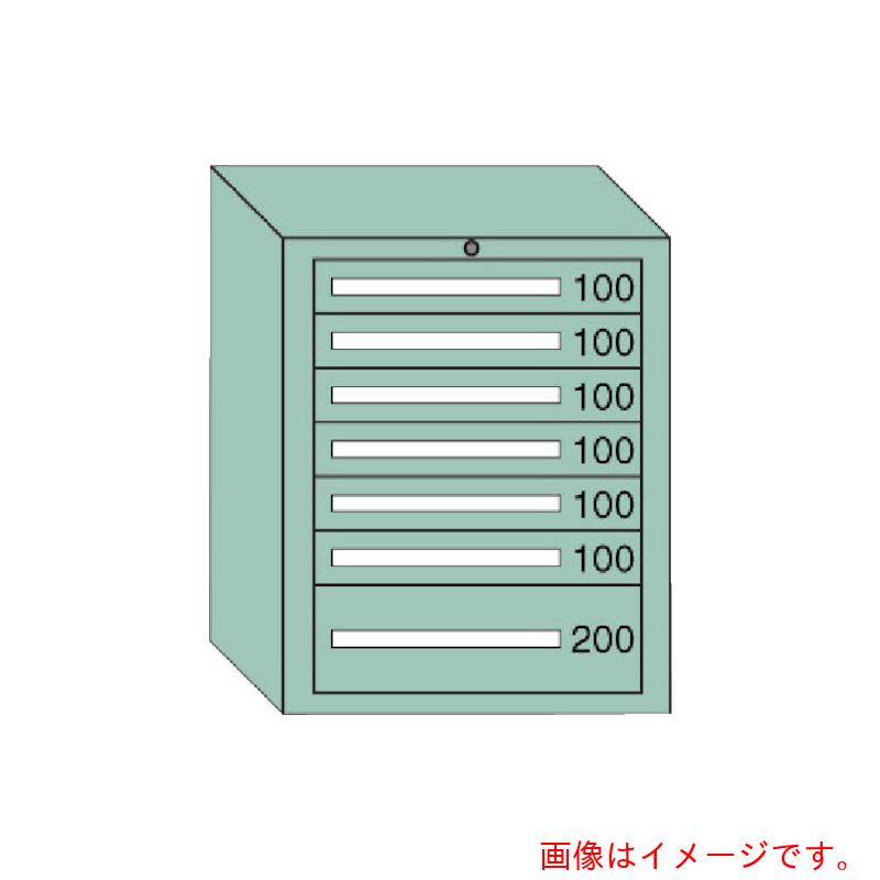 【別途送料あり】大阪製罐　ＯＳ　中量キャビネット（６型）　間口６９３×奥行５５７×高さ６８１ｍｍ最大積載量８００ｋｇ　【品番：6-809】