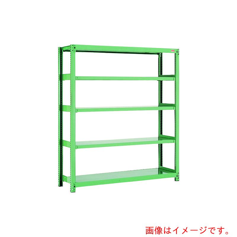 【別途送料あり】大阪製罐　ＯＳ　中量物品棚　単体　間口１２００×奥行７５０×高さ１８００（ベースＰＰ製５ｍｍを除く）ｍｍ　【品番：B3-6445】