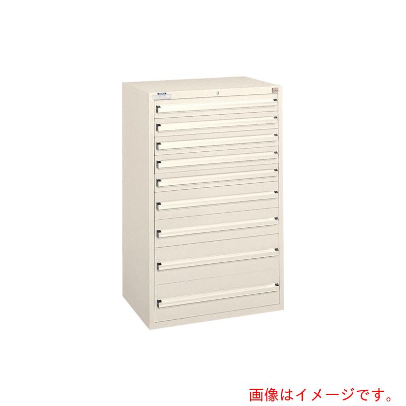 【別途送料あり】大阪製罐　ＯＳ　デラックス重量キャビネット　間口８１１×奥行５５７×高さ１０８１ｍｍ（ライトグレー）　【品番：DX1013G】