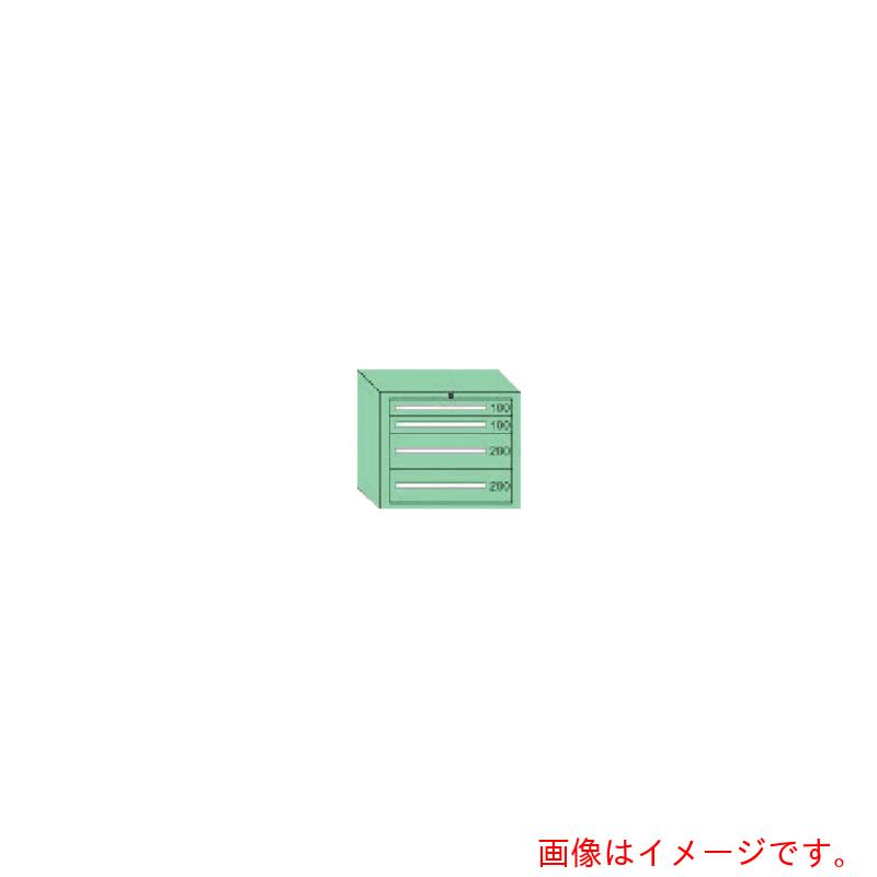 【別途送料あり】大阪製罐　ＯＳ　デラックス重量キャビネット　間口８１１×奥行５５７×高さ６８１ｍｍ（若草色）　【品番：DX605】