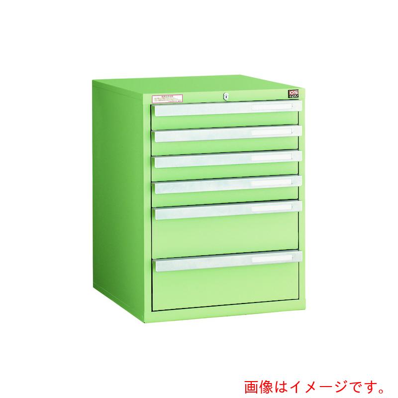 【別途送料あり】大阪製罐　ＯＳ　ライゼットキャビネット　間口４７３×奥行４８５×高さ６４１ｍｍ（ライトグレー）最大積載量１８０ｋｇ　【品番：LZ6042L】