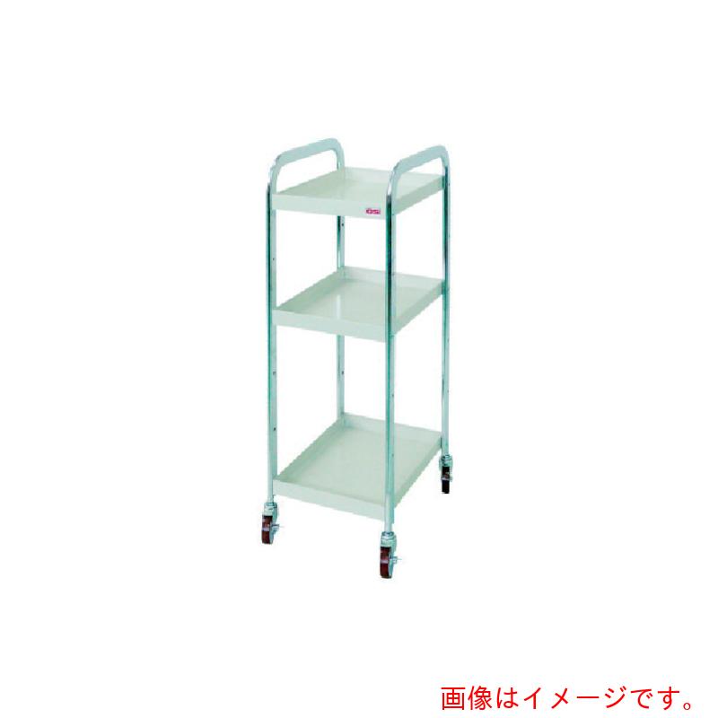 【別途送料あり】大阪製罐　ＯＳ　オーバルワゴン　間口３３１ｍｍ　奥行４４２ｍｍ　高さ１０１２ｍｍ　【品番：OWG3】