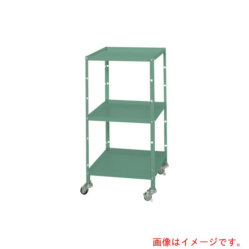 【別途送料あり】大阪製罐　ＯＳ　ミゼット用ワゴン（Ｍ６・８・１０用）　間口４２２×奥行４１１×高さ８３４ｍｍ　【品番：WR3】