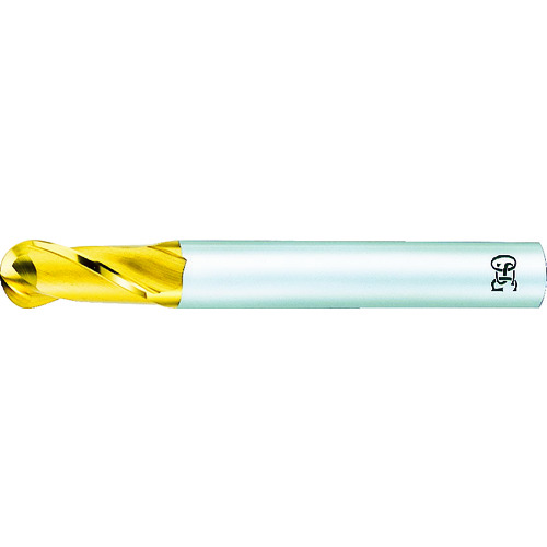オーエスジー（OSG）　ハイスボールエンドミル　ＴｉＮコート２刃　ボール半径１５ｍｍ　シャンク径２５ｍｍ　８３０６２　【品番：EX-TIN-EBD-R1X2】
