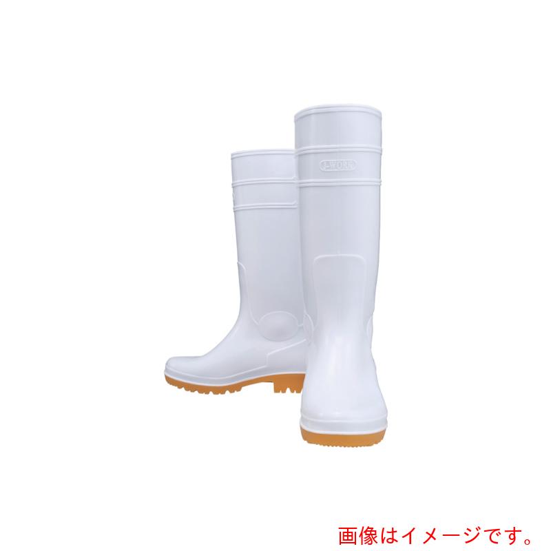 おたふく手袋 耐油長靴ロングタイプ 白 28.0 【品番:JW708-WH-280】