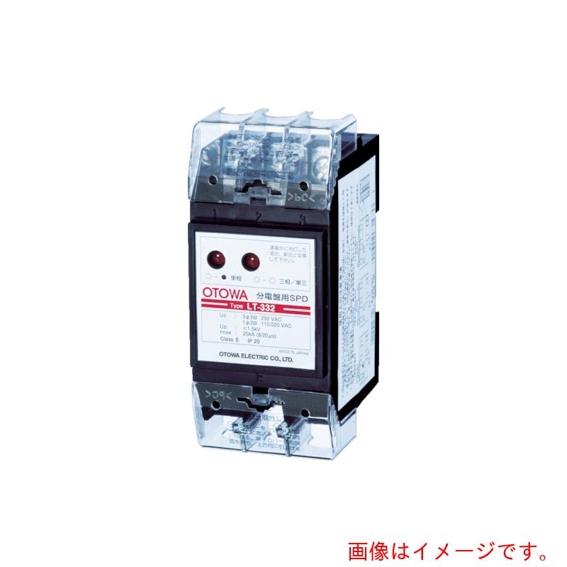 音羽電機工業（OTOWA）　避雷器　低圧電源用ＳＰＤ　分電盤用ＳＰＤ（劣化接点出力対応）線間２４００Ｖ　以下　【品番：LT-334】