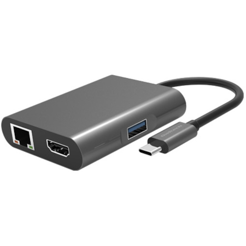 オウルテック(Owltech) PD100W給電ポート付き Type−C to マルチポートアダプター 【品番:OWL-DS3181-SV】|住設プロ 店