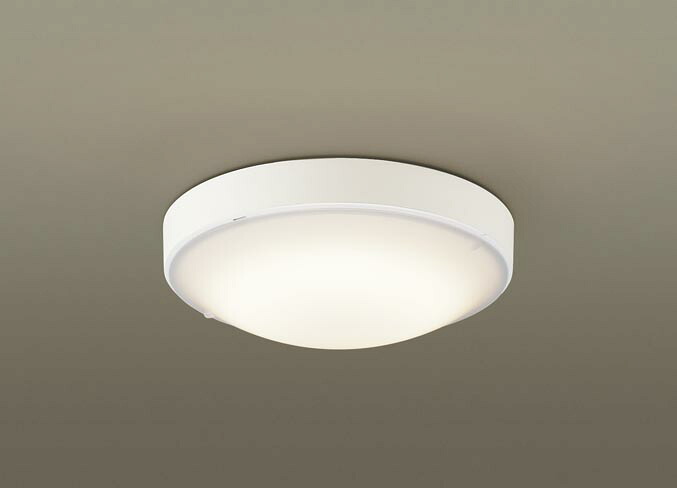 パナソニック　天井直付型・壁直付型 LED（温白色） シーリングライト 拡散タイプ LEDフラットランプ交換型・防湿型・防雨型　【品番：LGW51705WCF1】 9,507円