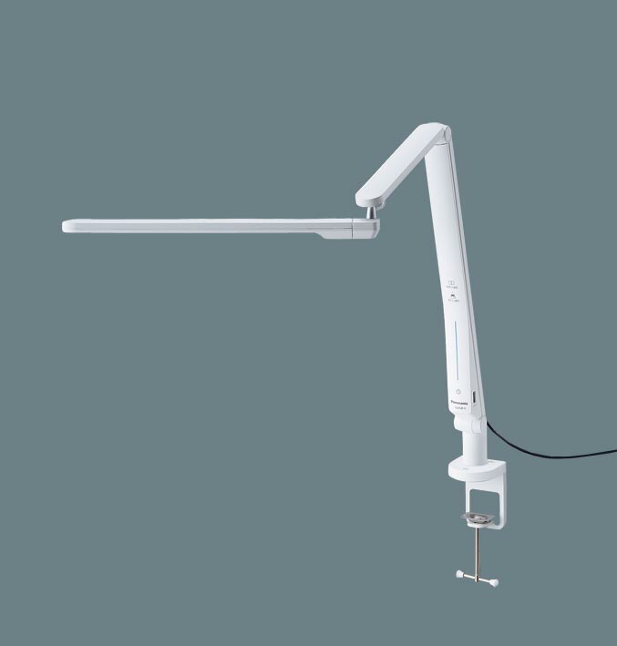 パナソニック　デスク取付型 LED（昼光色・昼白色） スタンド 拡散タイプ・タッチレススイッチ付 光色切替タイプ　【品番：SQ452W】