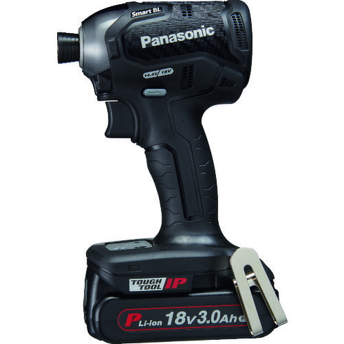パナソニック　Panasonic　デュアル　インパクトドライバー　１８Ｖ　３．０Ａｈセット　黒　【品番：EZ76A1PN2G-B】