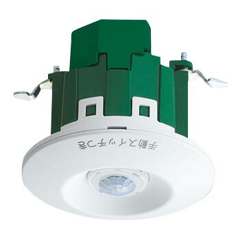 パナソニック　［天井取付］熱線センサ付自動スイッチ（親器・蛍白両用）（検知後連続点灯時間約10秒 - 30分可変形）（明るさセンサ付）（ホワイト）　【品番：WTK2411K】