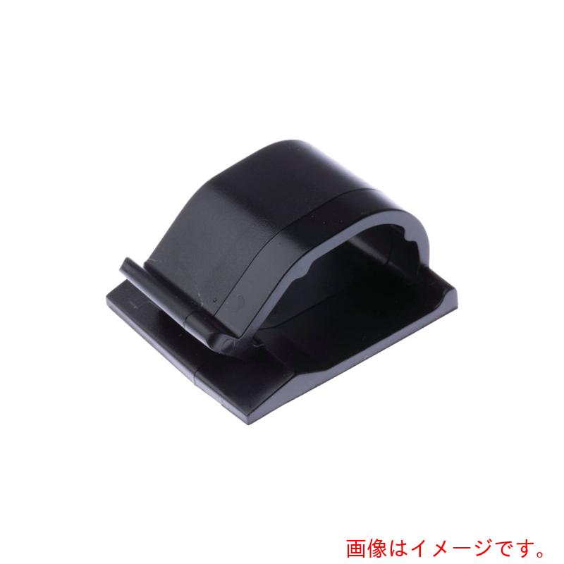 パンドウイットコーポレーション日本支社（PANDUIT）　固定具　コードクリップ　ゴム系粘着テープ付き　黒　【品番：ACC19-A-M20】