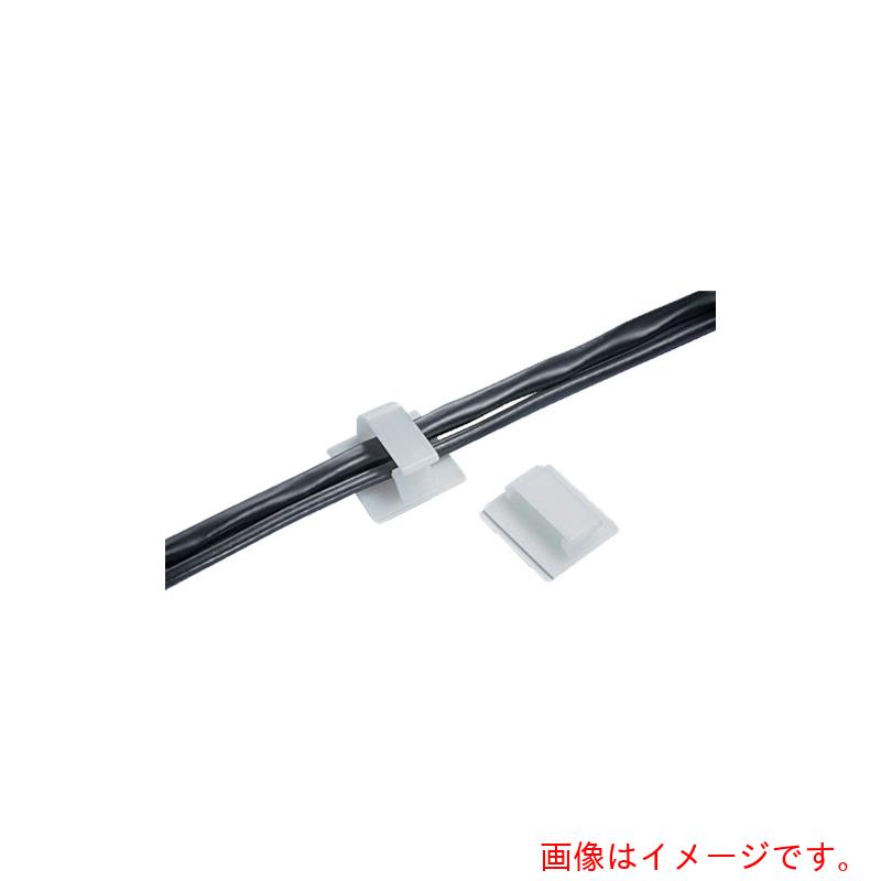 パンドウイットコーポレーション日本支社（PANDUIT）　固定具　コードクリップ　ゴム系粘着テープ付き　ナチュラル５０個入　【品番：BEC75-A-L】