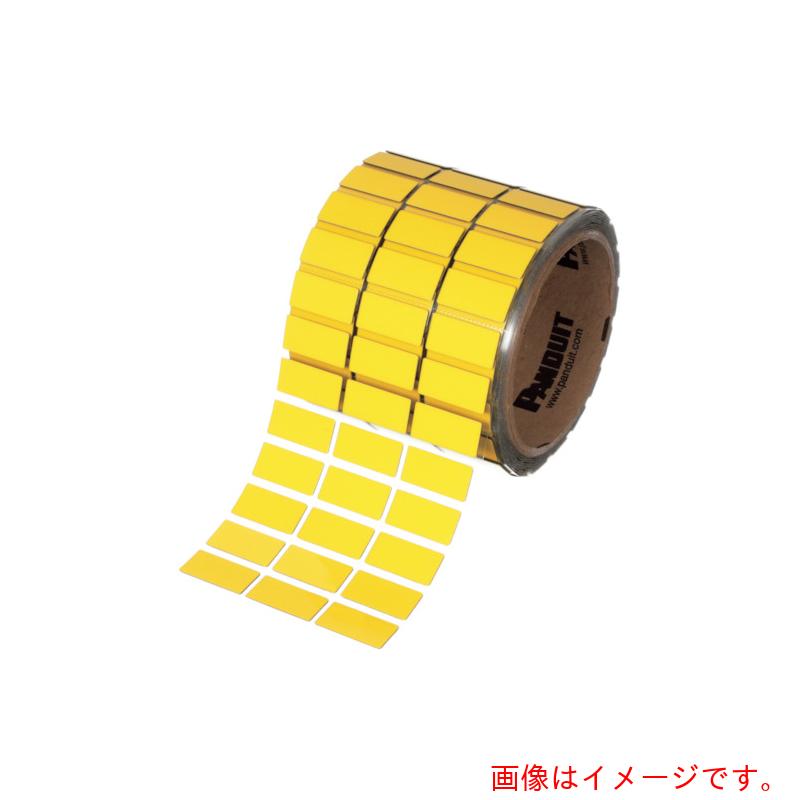 パンドウイットコーポレーション日本支社（PANDUIT）　熱転写プリンター用ラベル　配電盤向け銘板ラベル　サイズ：５０．８Ｘ２５．４ｍｍ　屋内外仕様　黄　５００枚入り　Ｃ２００Ｘ１００Ａ８Ｔ　【品番：C200X100A8T】