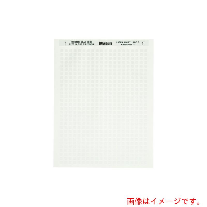パンドウイットコーポレーション日本下位区分（PANDUIT） レーザ印刷者用下げ札 構成成分下げ札 幅２１５．９粍 ｘ 高さ２７９．４粍 ポリエステル 白 ２５枚入り口・入口Ｃ８５０Ｘ１１００ＹＪＪ 【品番：C850X1100YJJ】