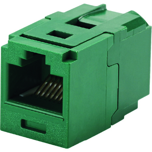パンドウイットコーポレーション日本下位区分（PANDUIT） 種類６Ａ ＪＪアダプター（ＲＪ４５中継ぎ用手玉） 緑 【10個】 【品番：CC6X88GR】 花・ガーデン・DIY-その他