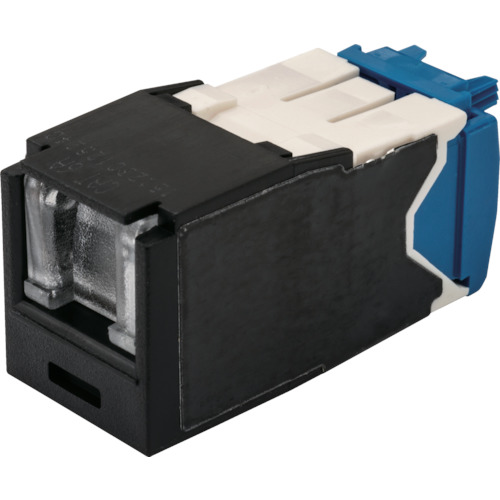 パンドウイットコーポレーション日本支社（PANDUIT）　カテゴリ６Ａ　シャッター付モジュラージャック　黒　【品番：CJH6X88TGBL】