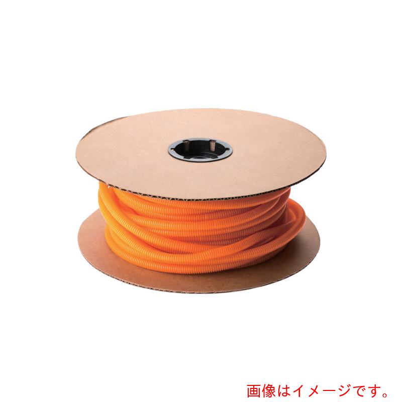 【別途貨物輸送あり】パンドウイットコーポレーション日本下位区分（PANDUIT） コルゲートチューブ ポリエチレン 細長い切口付オレンジ色 口径４７．８ ３０．５ｍ 【2個】 【品番：CLT188F-C3】