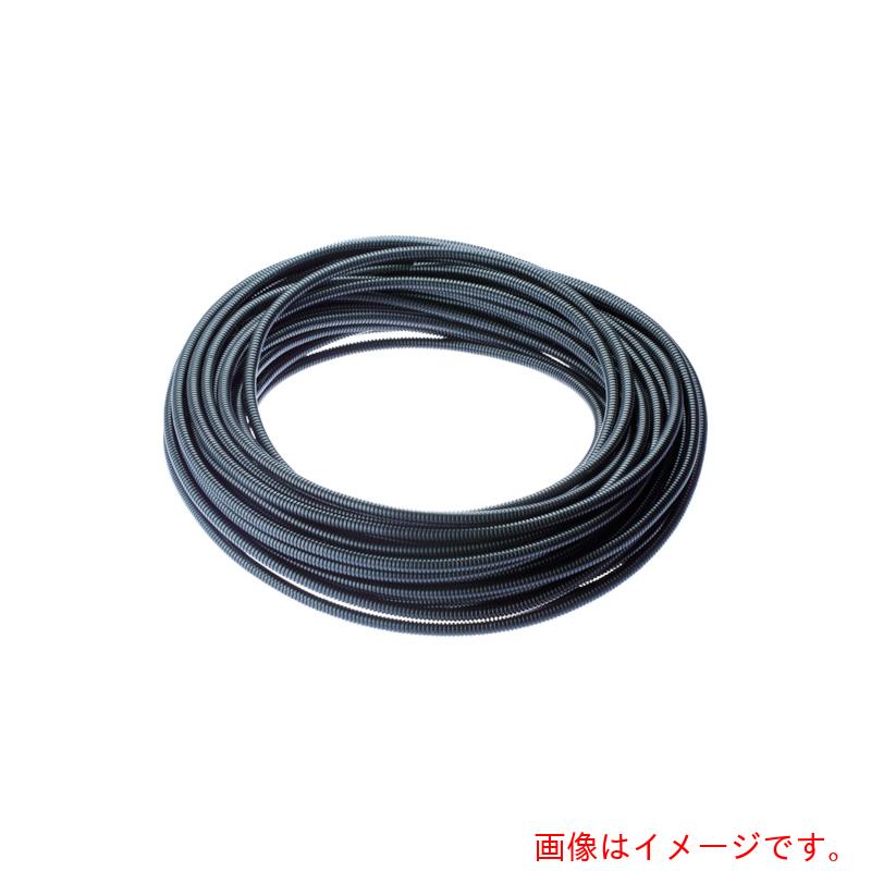 パンドウイットコーポレーション日本支社（PANDUIT）　コルゲートチューブ　ポリエチレン　スリット付き　黒　内径１０ｍｍ　３０．４８ｍ　【品番：CLT38F-C20】