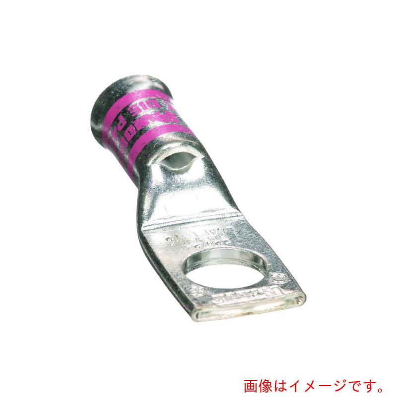 パンドウイットコーポレーション日本支社（PANDUIT）　銅製圧縮端子　１穴　漏斗状電線挿入口　電線サイズ　ＡＷＧ１　取付穴サイズ　１０４ｍｍ　ＬＣＡＦ１－３８－Ｘ　【4個】　【品番：LCAF1-38-X】
