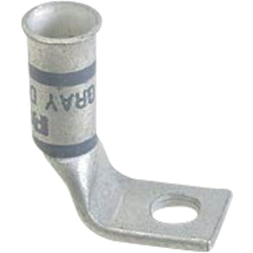 パンドウイットコーポレーション日本支社（PANDUIT）　銅製圧縮端子　１穴　漏斗状電線挿入口　電線サイズ　ＡＷＧ２／０　取付穴サイズ　１０４ｍｍ　バレル角度　９０度　ＬＣＡＦ２／０－３８Ｆ－Ｘ　【2個】　【品番：LCAF2/0-38F-X】